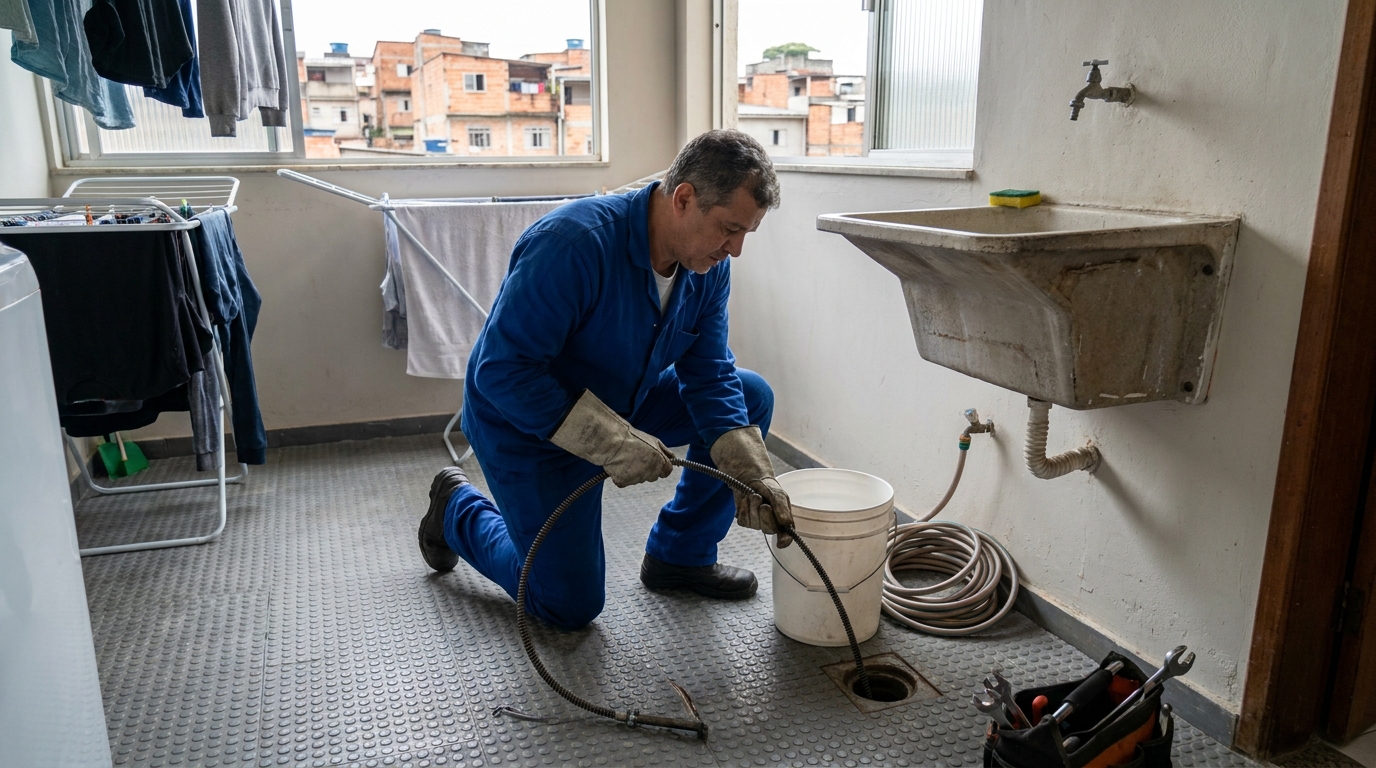 Desentupimento de Ralos Externos em Barueri‑SP