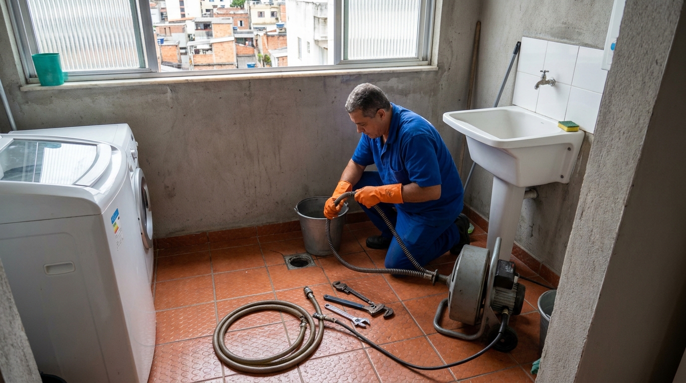 Limpeza Profunda de Ralos em Barueri‑SP